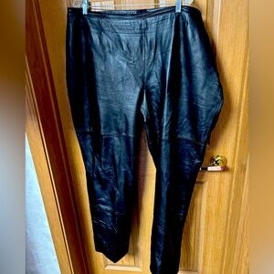 Black Leather Pants